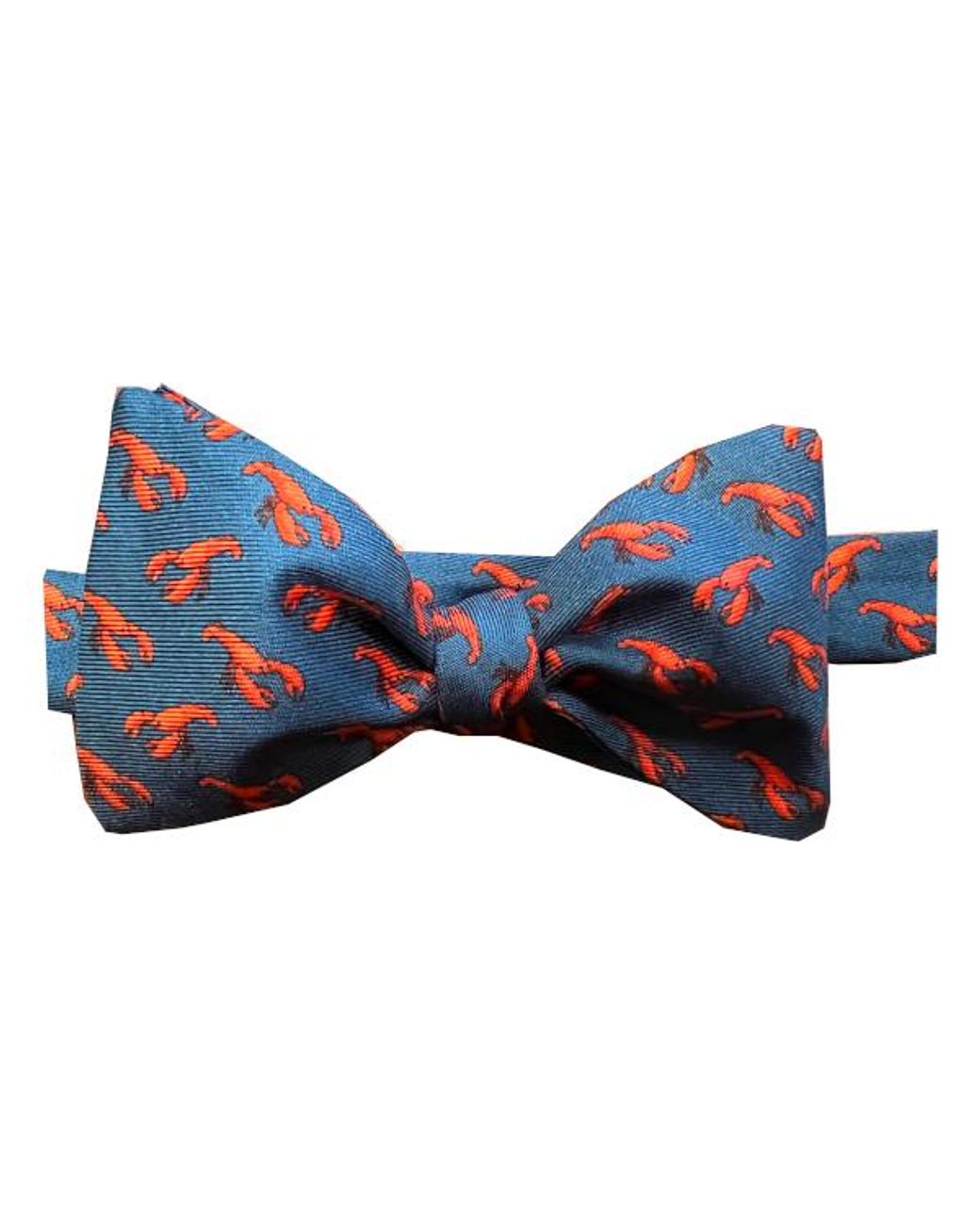 Lazyjack Press Blue Let's Get Crackin' Bow Tie for men