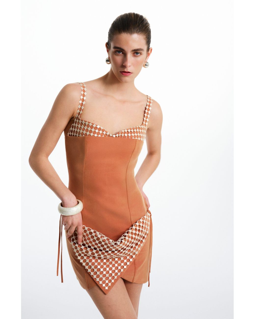 Saint Ones Brown Sol Dress
