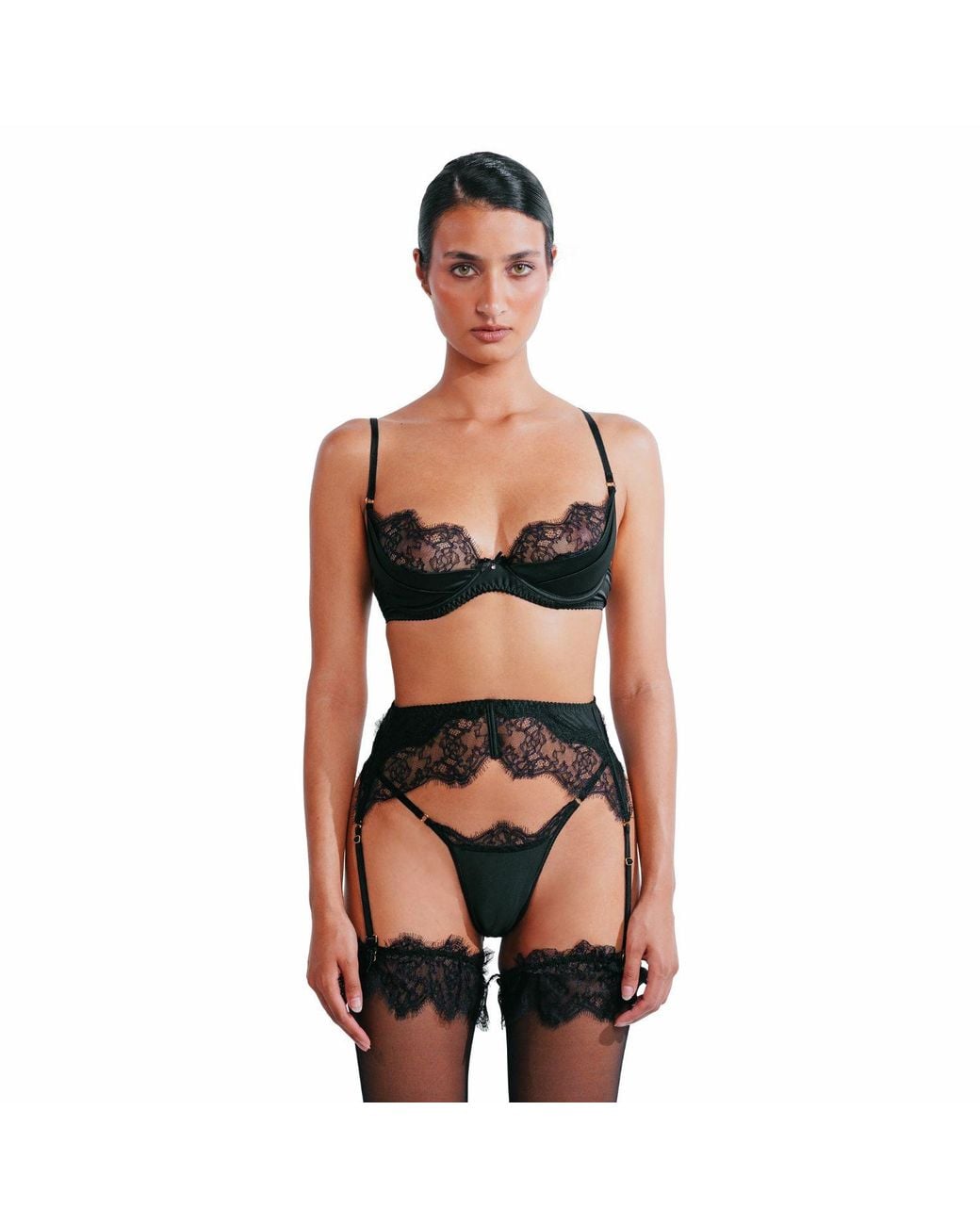 Perilla Lingerie Black Grisella Bra