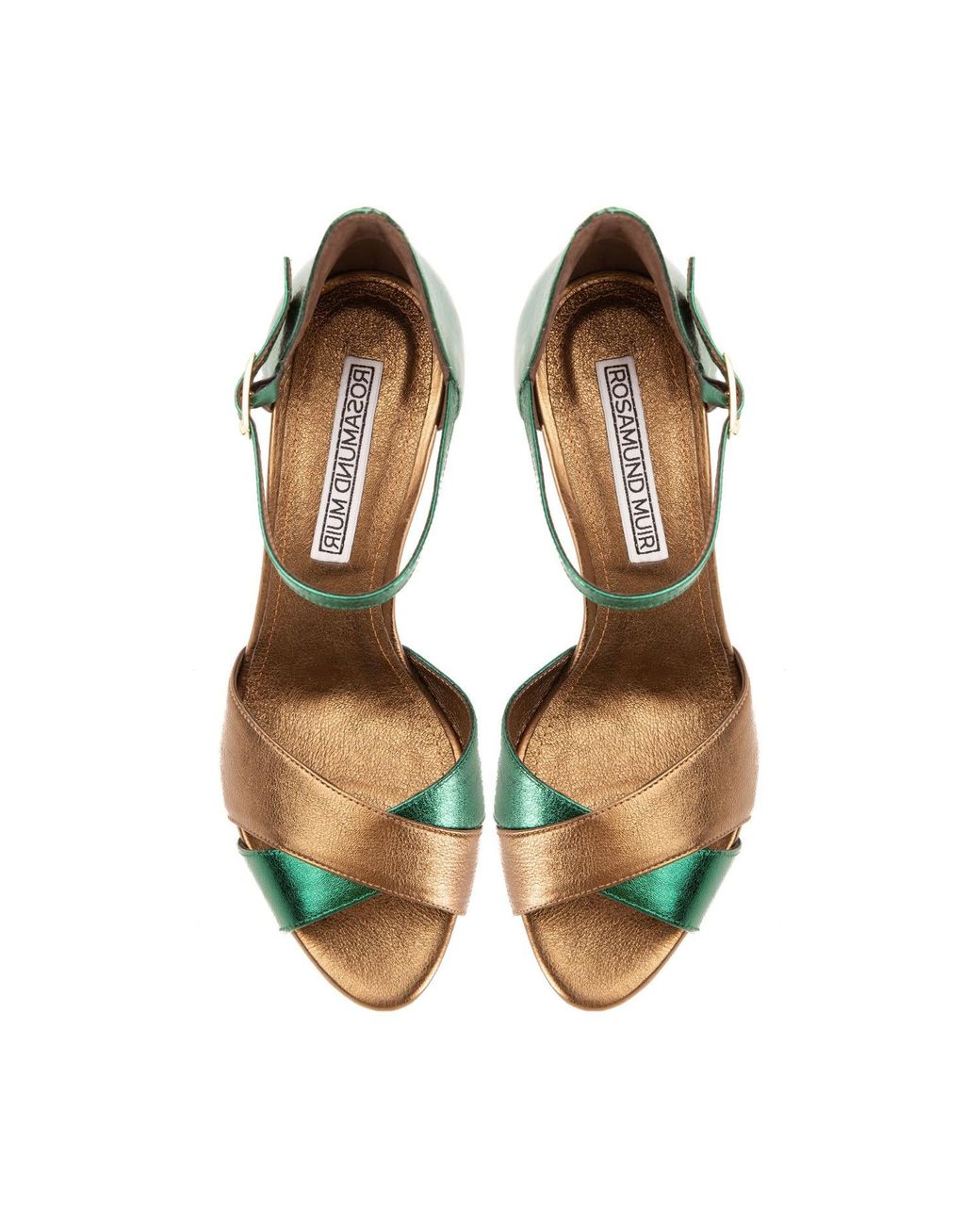 Rosamund Muir London Green Aurora Metallic & Heels