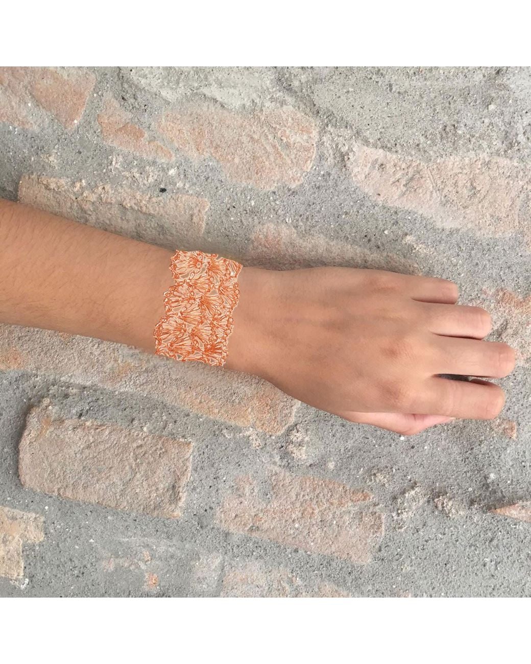 Lavish by Tricia Milaneze Metallic Shells Handmade Bracelet