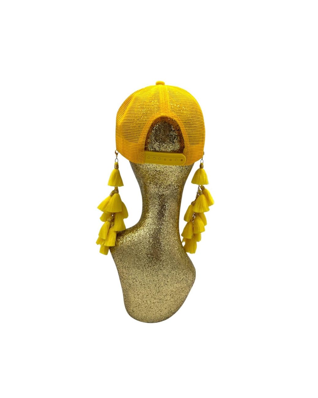 Julia Clancey Yellow Disco Luxe Chacha Trucker Cap