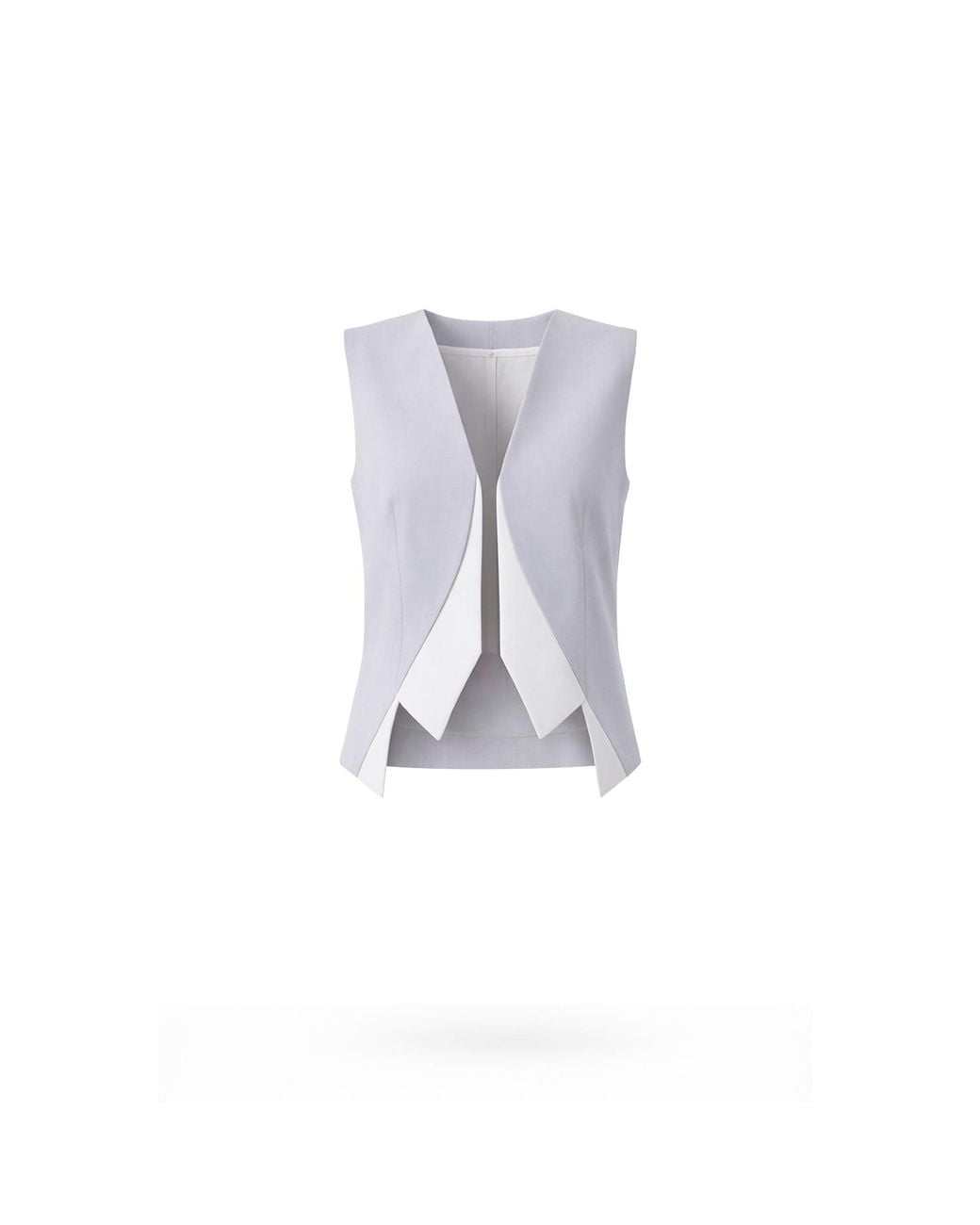 Lumina Eligma Gray Collar-Elle Vest