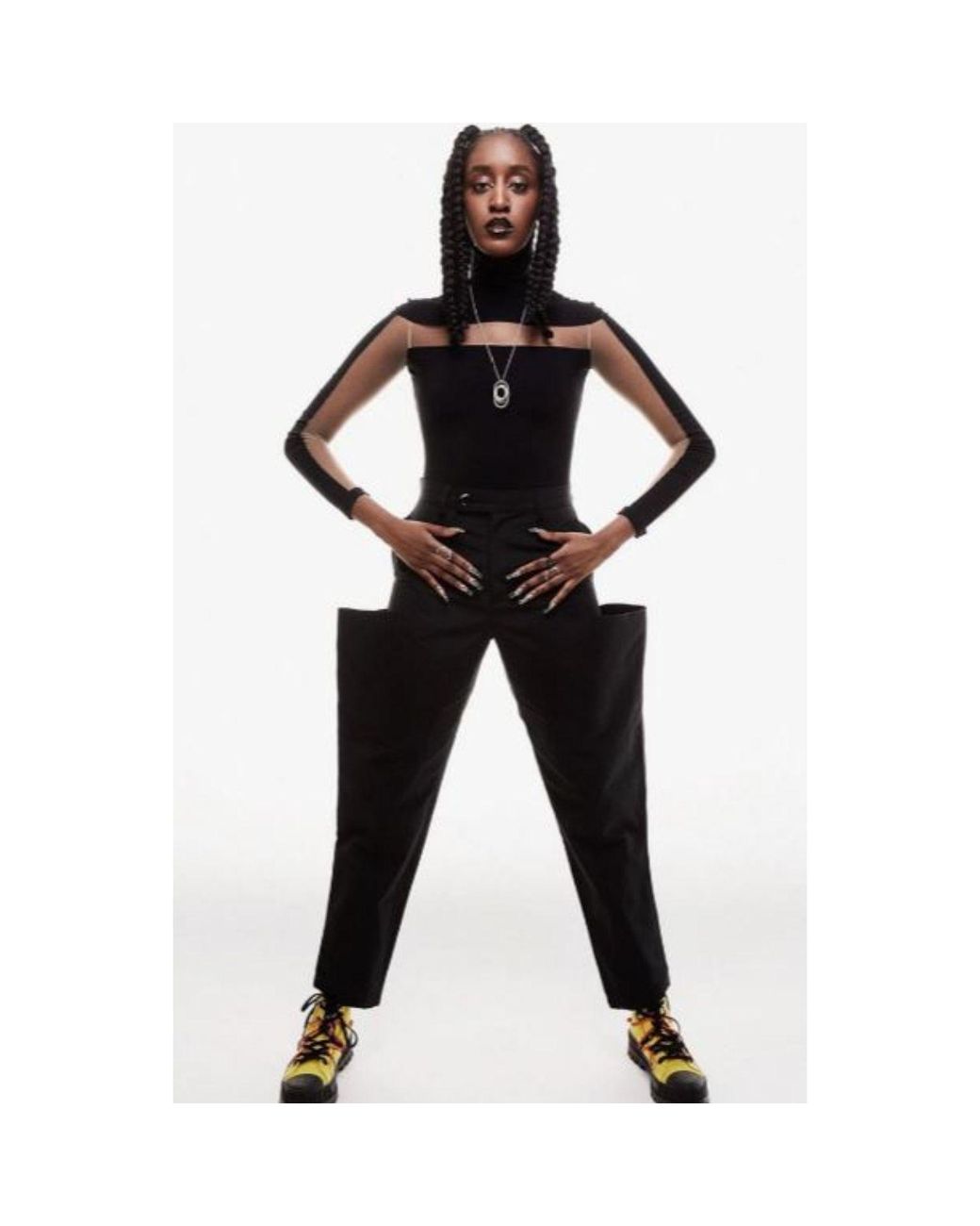 Room 24 Black Veronica Bodysuit