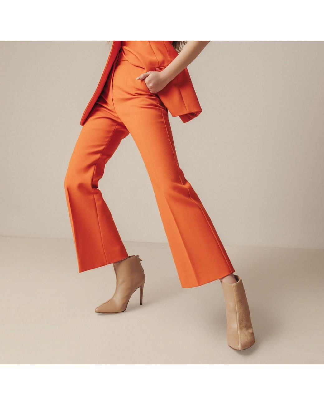 Rosamund Muir London Natural Neutrals Paulina Duo Texture Light Boots