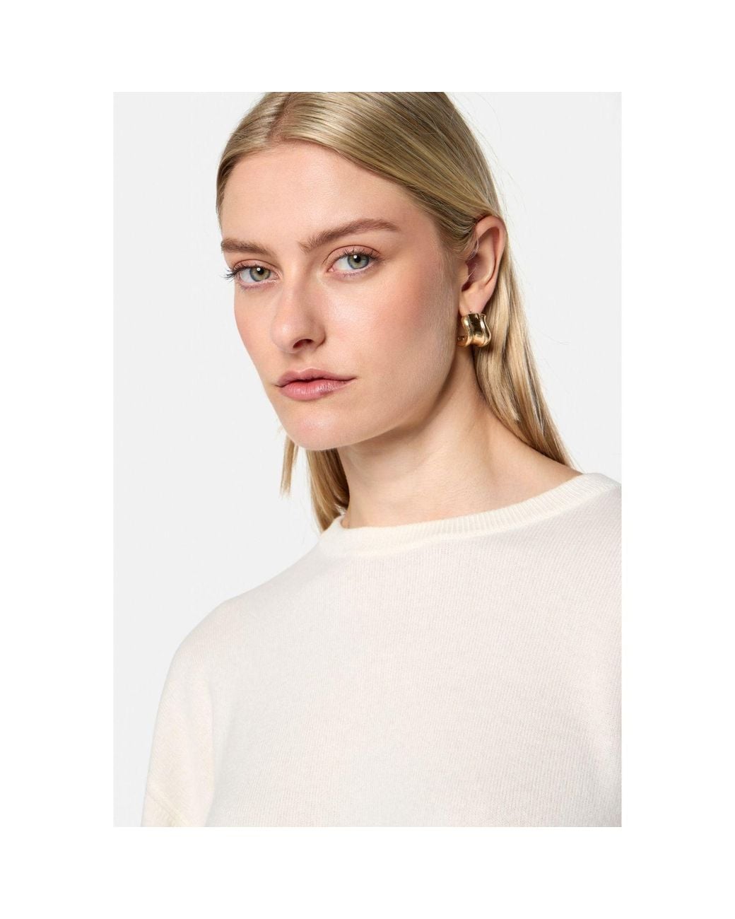 Helen Mcalinden White Neutrals Carly Winter Cashmere Sweater