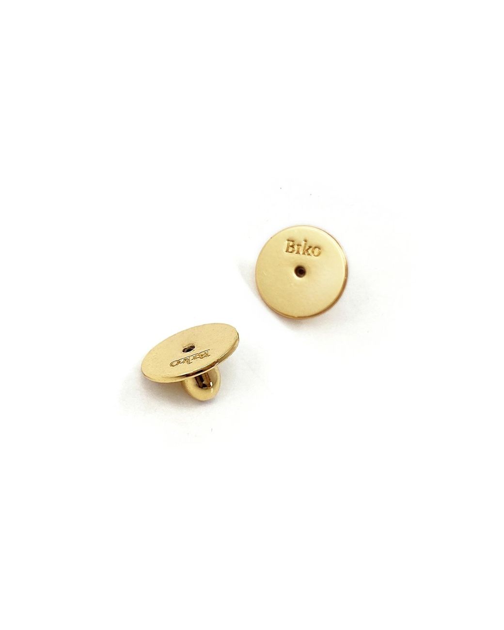 Biko Jewellery Metallic Barroco Pearl Hoops