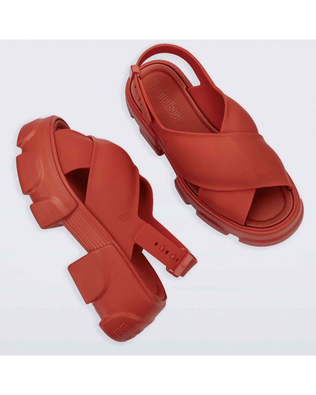 Melissa Red Yura Sporty Platform Sandal