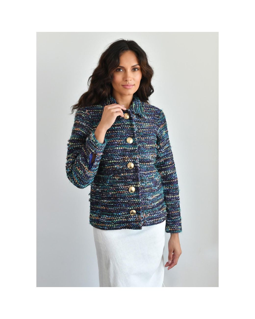 GeeGee Collection Blue Phoebe Coat