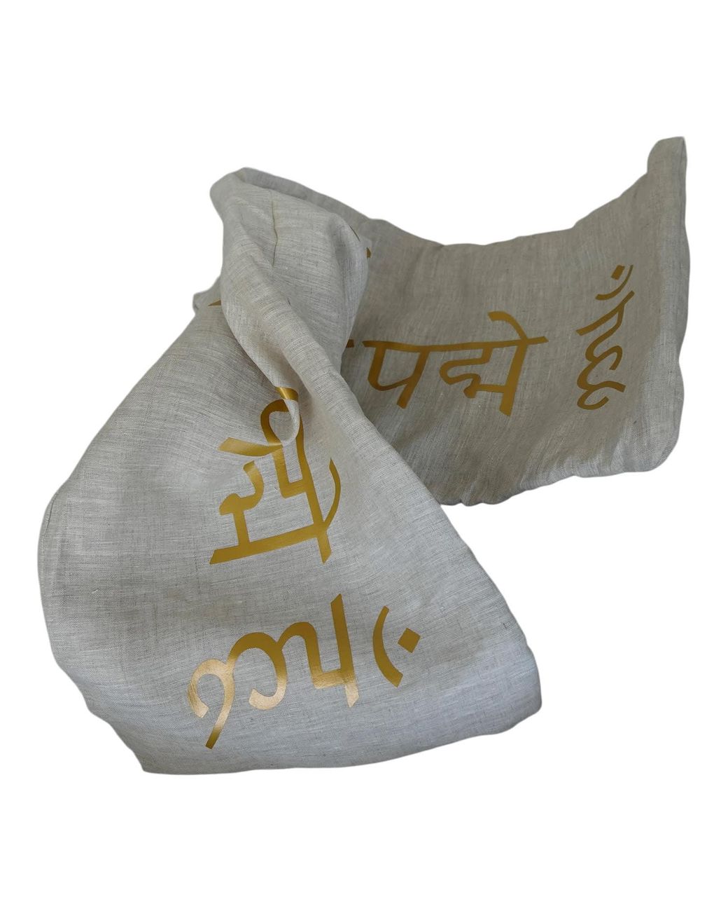 Romer Millinery Gray Neutrals Twisturban Turban Oatmeal Handkerchief Linen "Om"