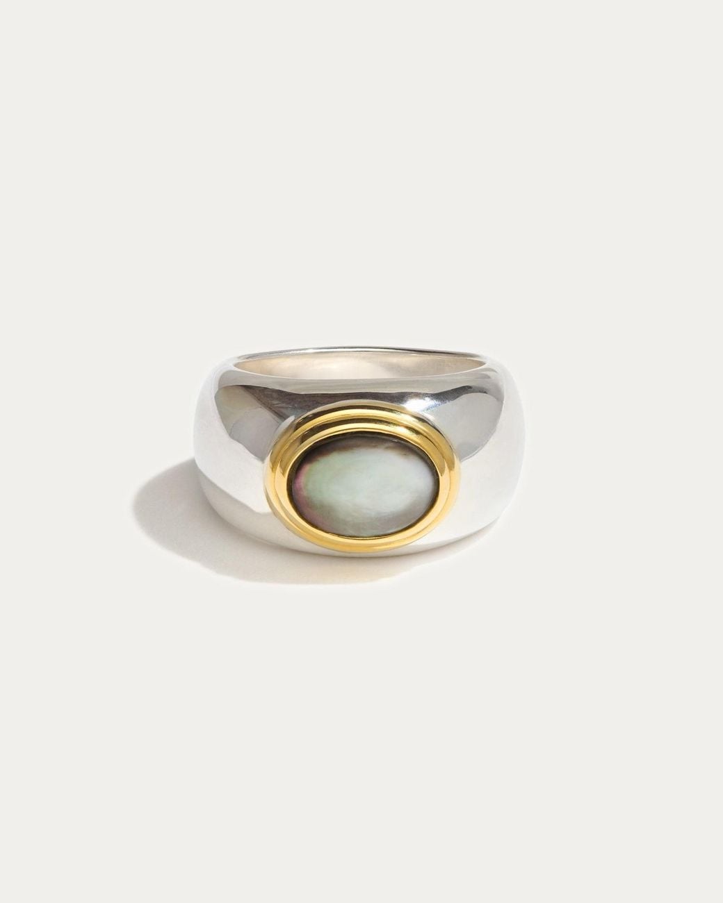 Stone Fruit Black Core Ring Resin