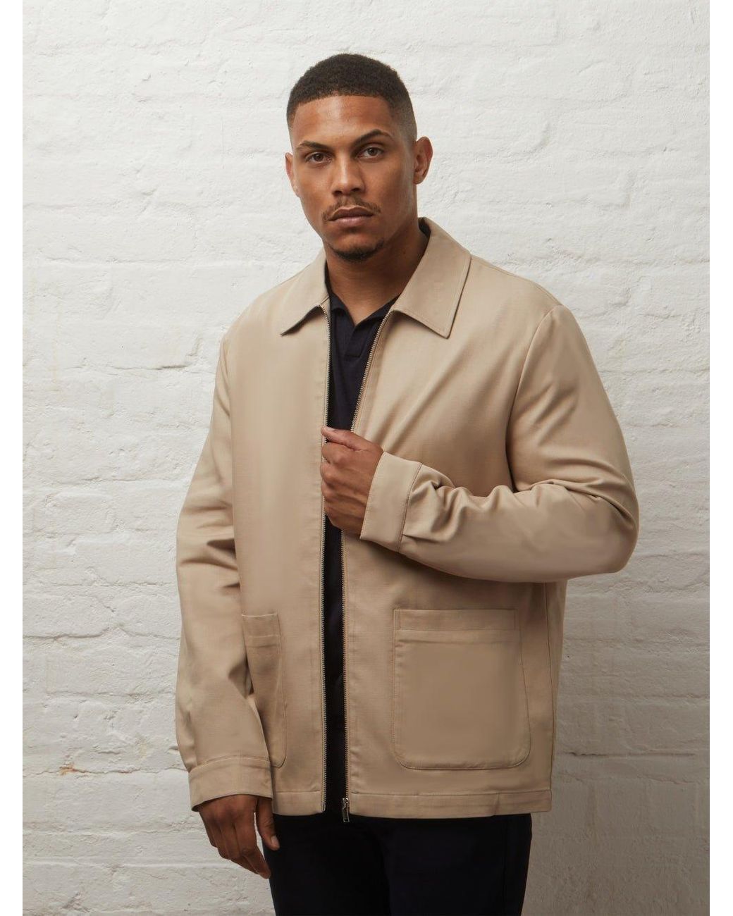 Guards London Natural Neutrals Stonham Essential Casual Jacket for men