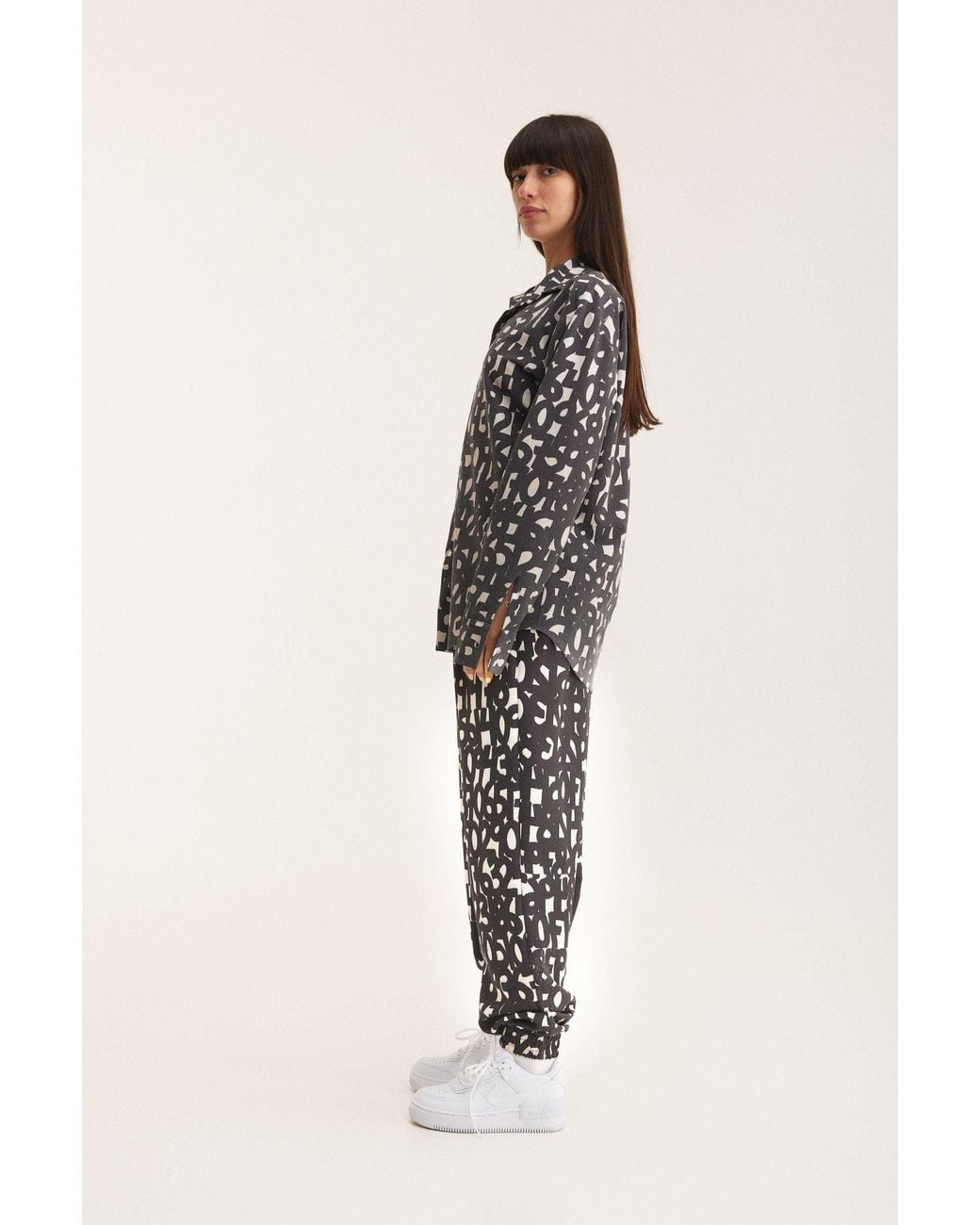 mysimplicated Multicolor Long Sleeve Shirt With Numbers Design