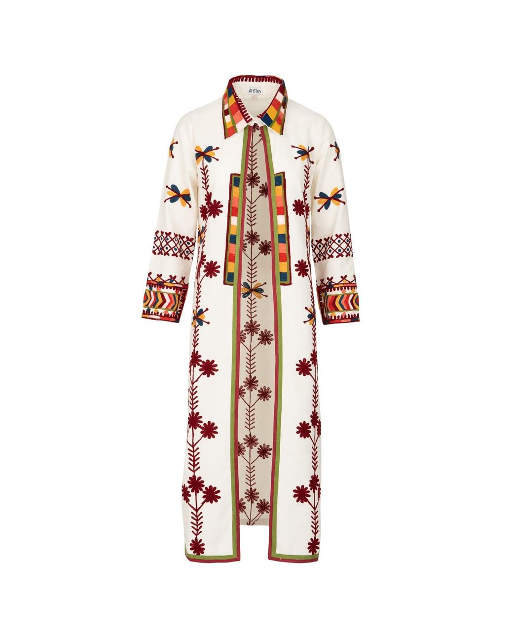 Antra Designs Multicolor The Snow Aztec Coat