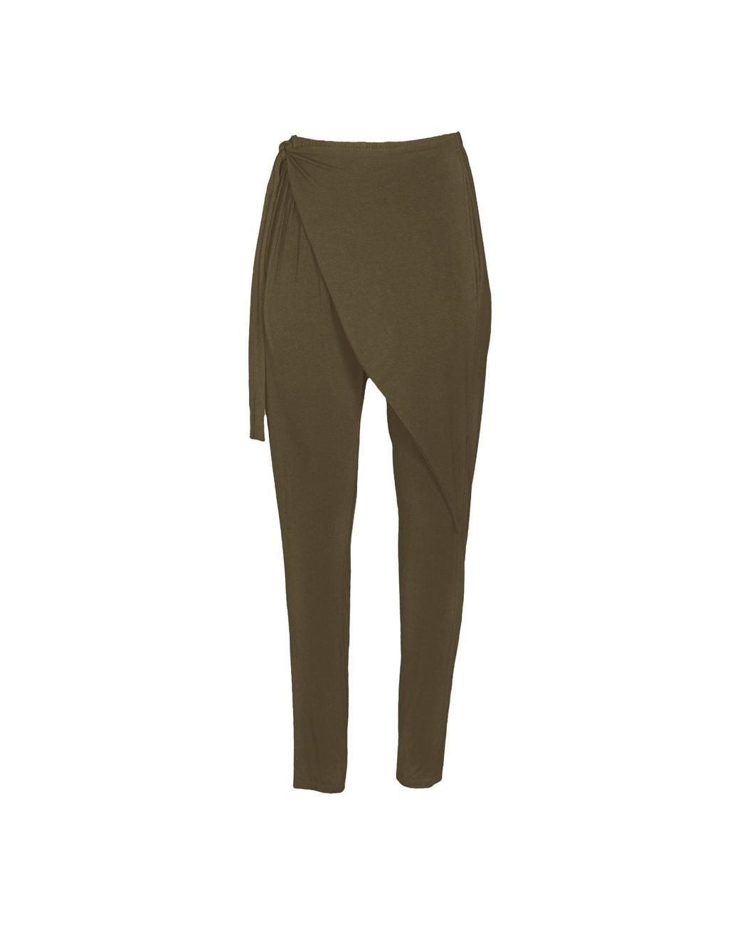 carlton jones Green Bamboo Wrap Pant