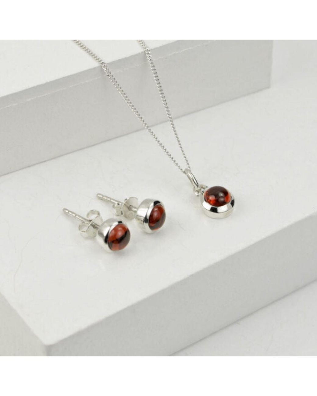 The Jewellery Store London White January Birthstone Jewellery Set