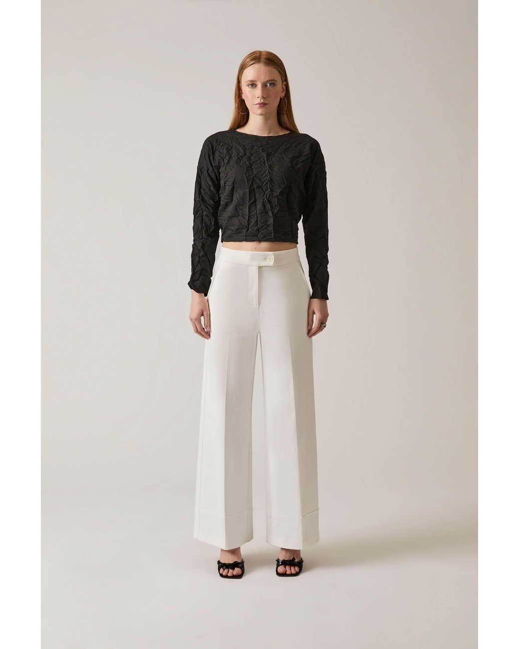 James Lakeland White Tailored Trousers
