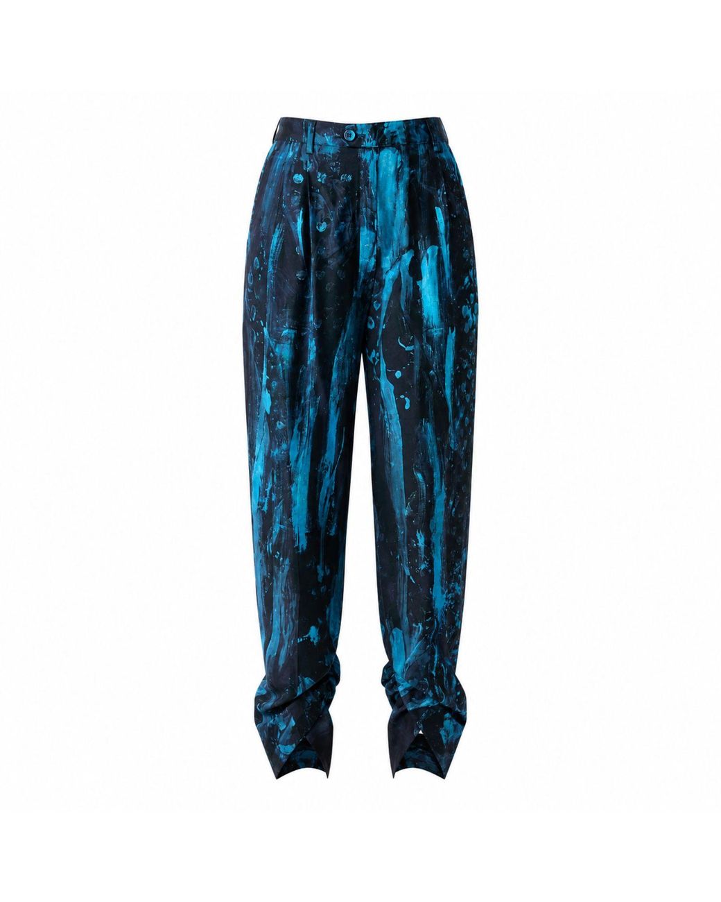 Miro Misljen Blue Midnight Canvas Art Pants