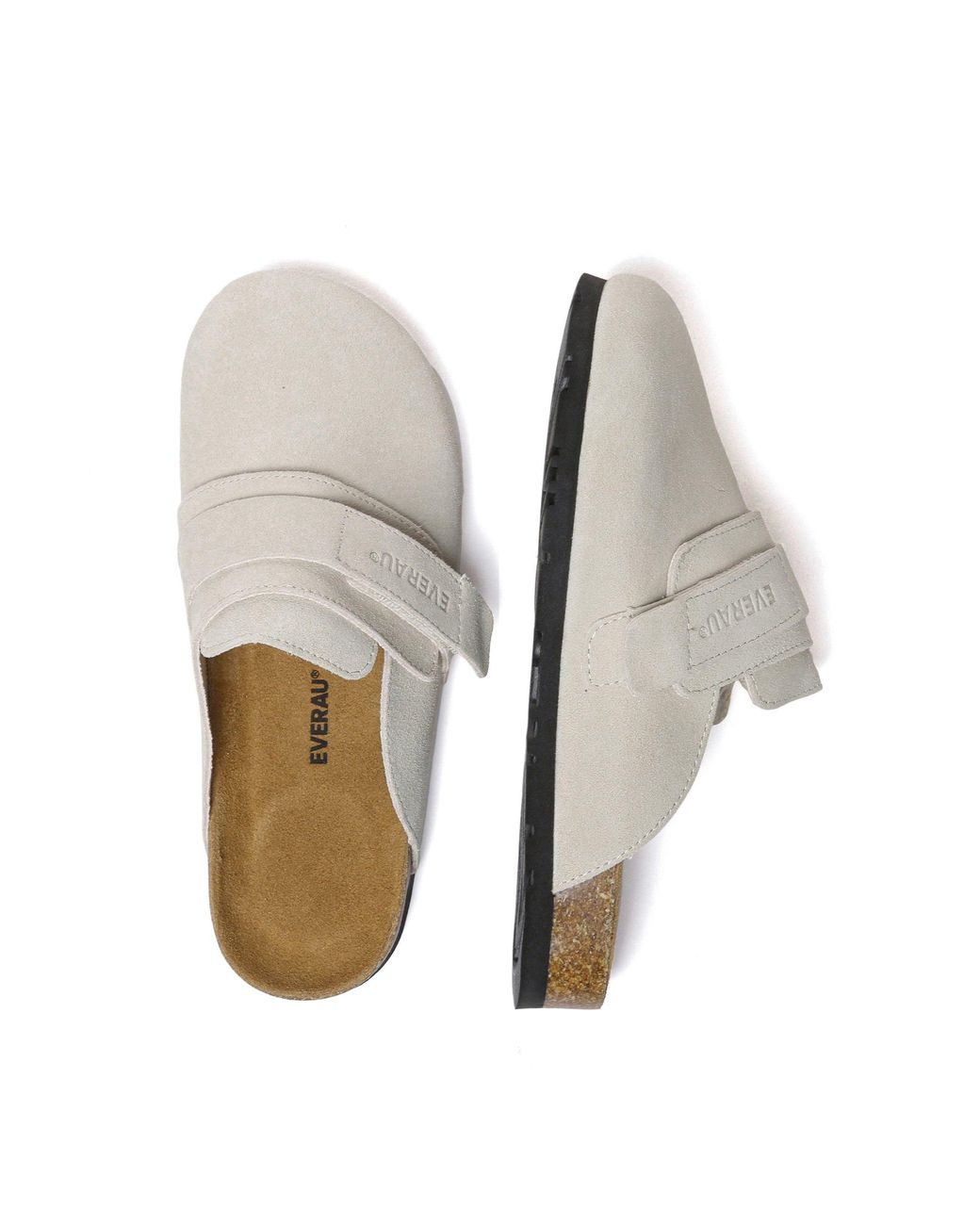 EverAu Australia White Norfolk Leather Sandals