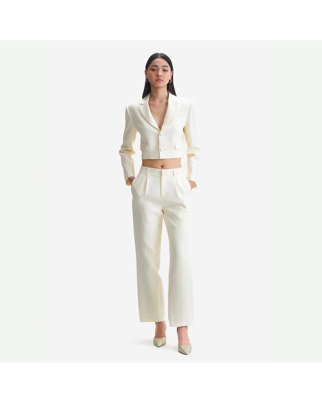 Emma Wallace White Lucile Jacket