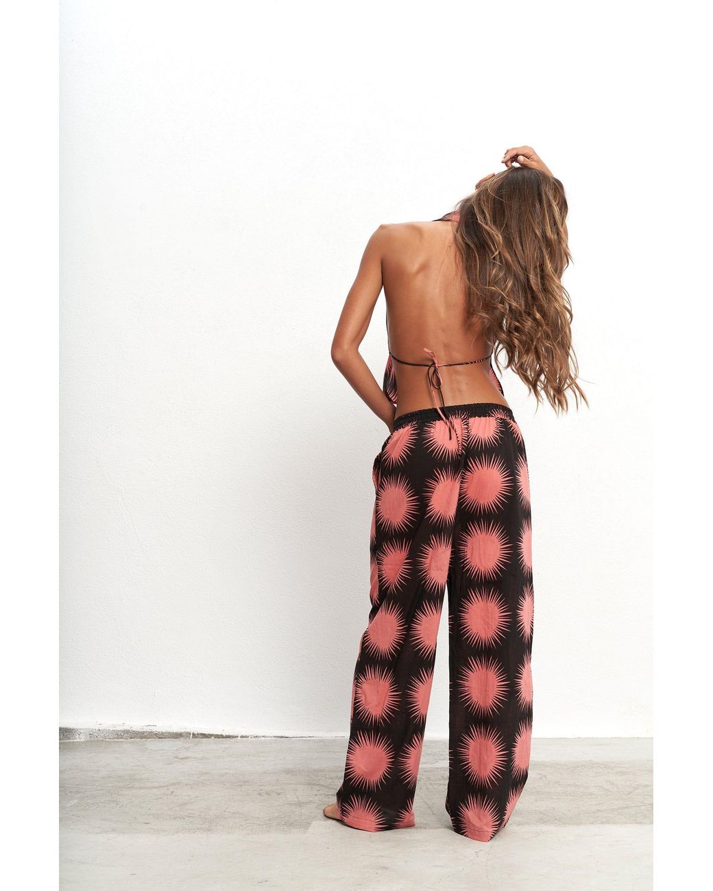 Par & Escala Red Clotilde Pant
