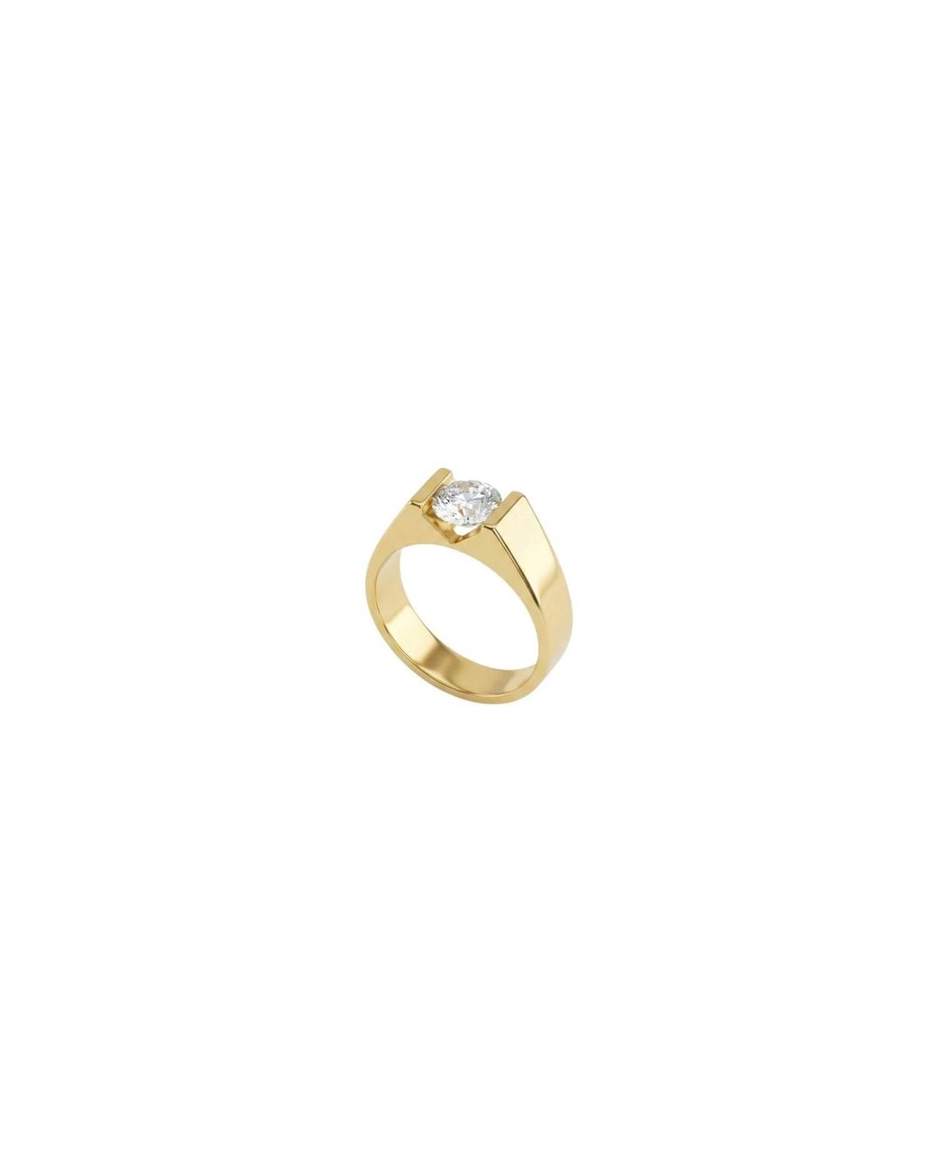 Gutta Design Metallic Valley Ring Plated