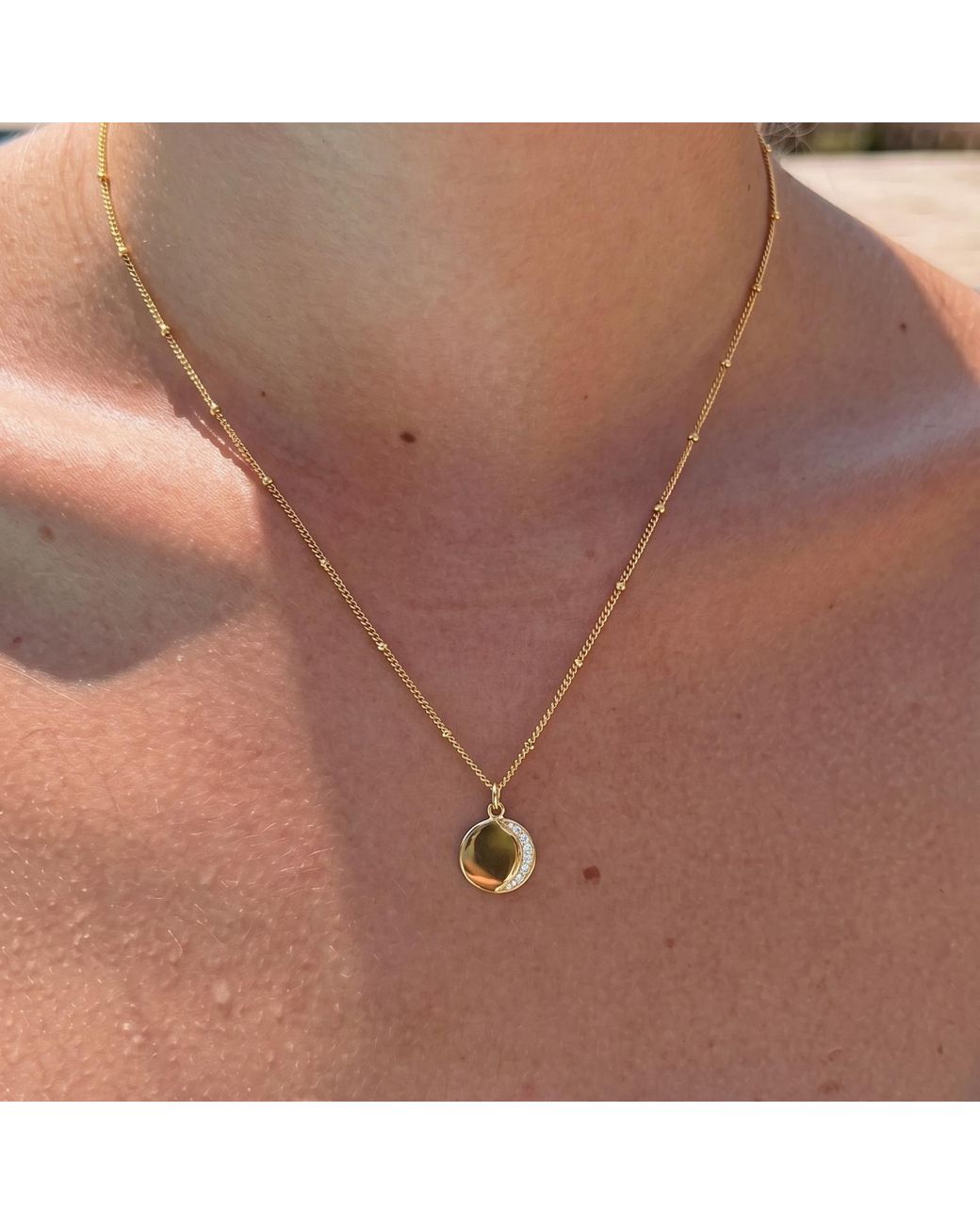 With Love Darling Metallic Eclipse Necklace