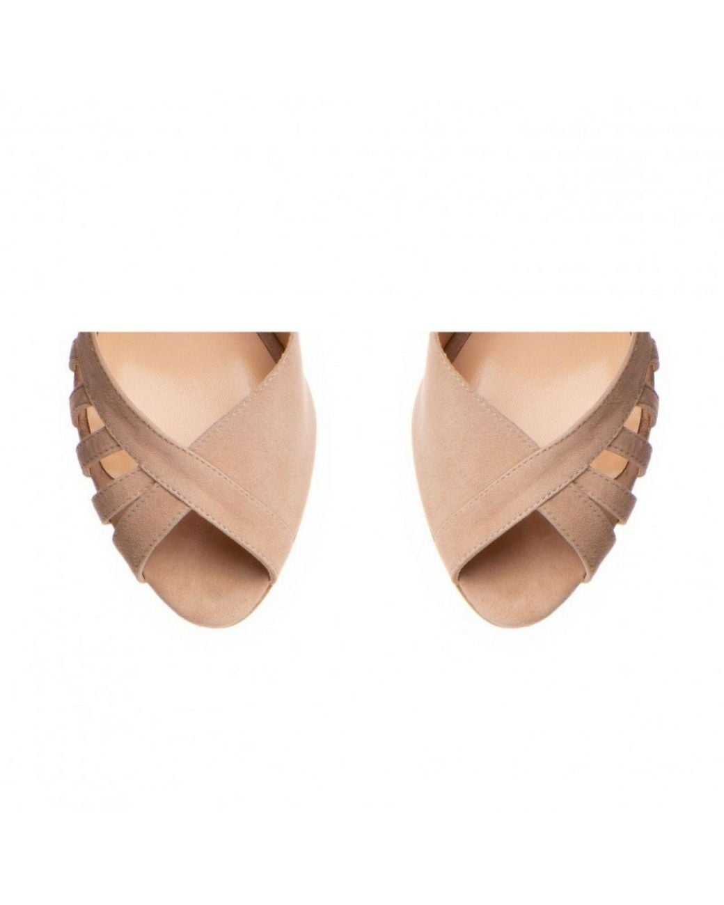 The 5Th Element Pink Neutrals Rendez-Vous Suede Sandals