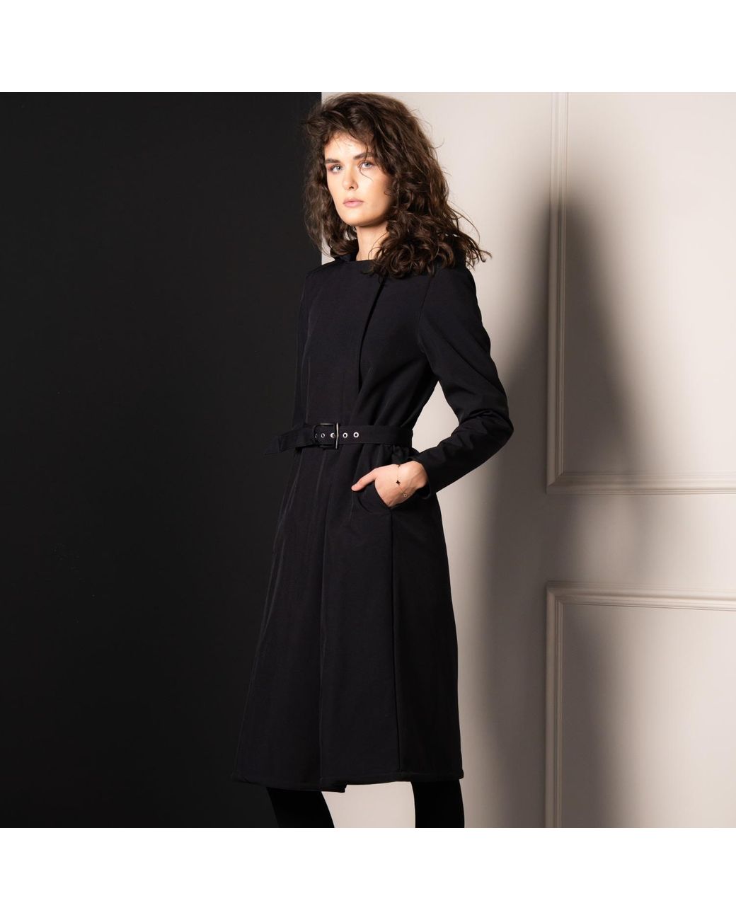 RainSisters Black Short Waterproof Coat