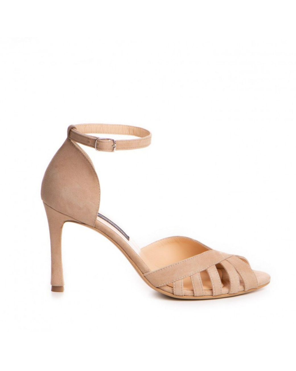 The 5Th Element Pink Neutrals Rendez-Vous Suede Sandals