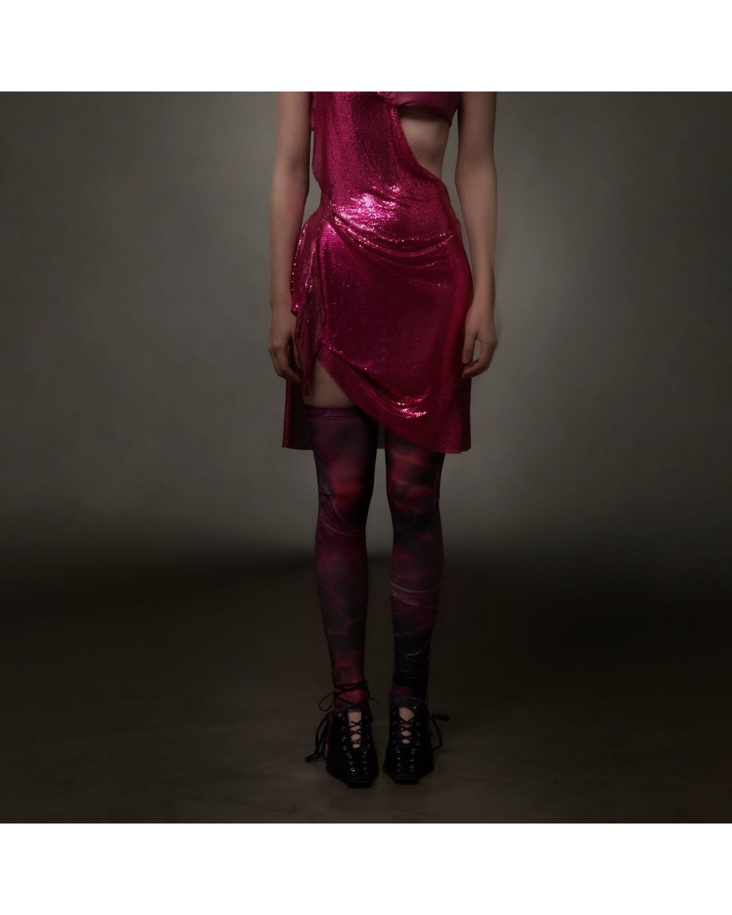 Paloma Lira Purple Snake Tights