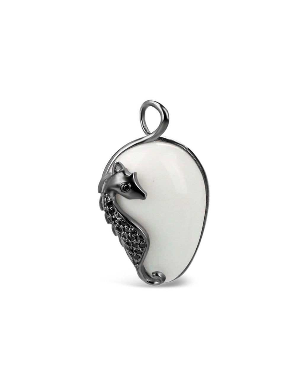 Bellus Domina Metallic Sterling And Seahorse Necklace