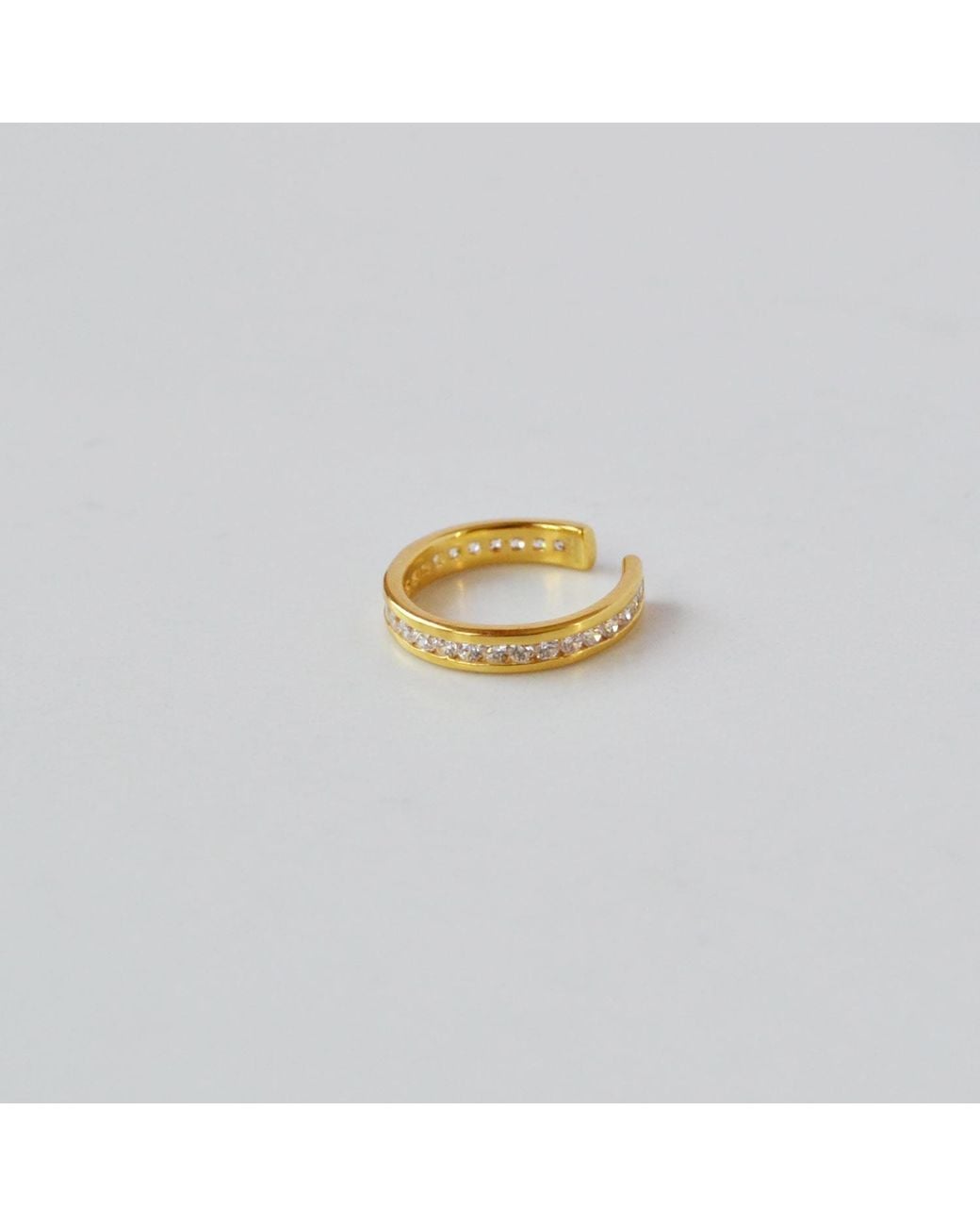 Glamrocks Jewelry Metallic Pavé Ear Cuff
