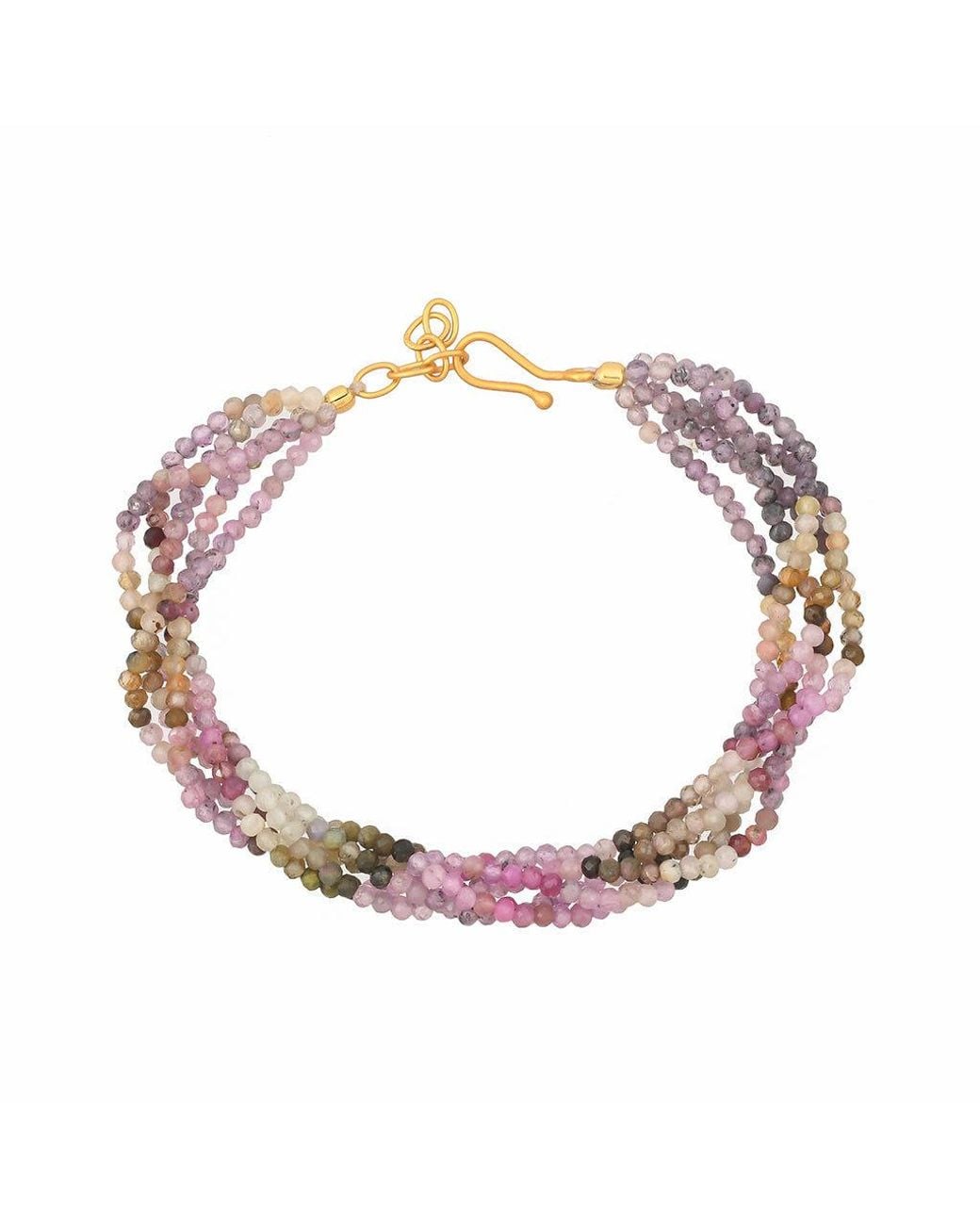 Opium Jewels Pink Multi Strand Thread Bracelet