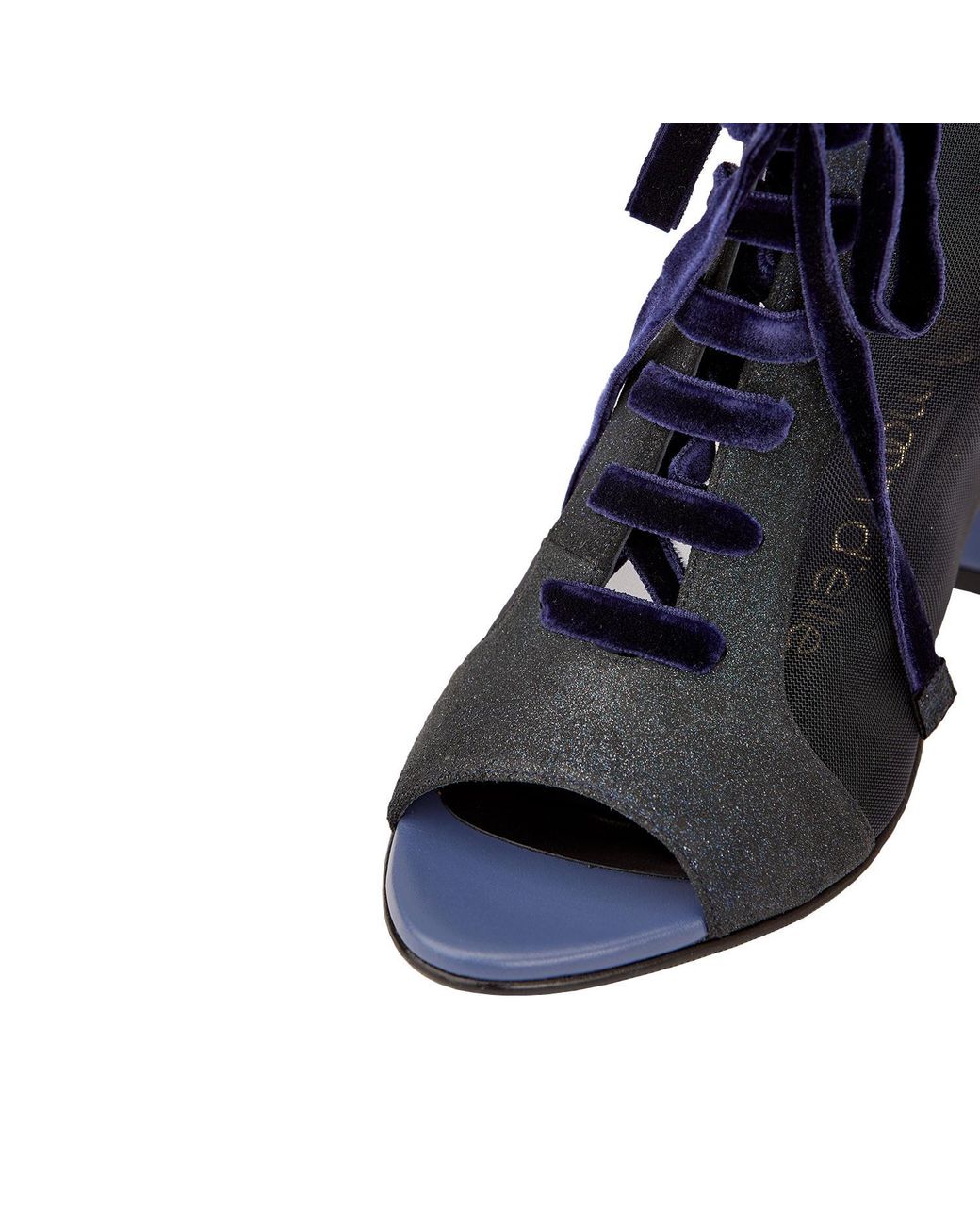Moon D'elle Blue Vespro Velato Boots