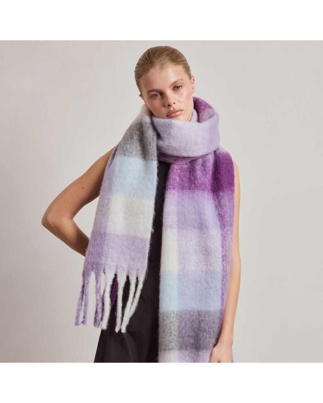 Arctic Fox & Co. Purple The Reykjavik Scarf