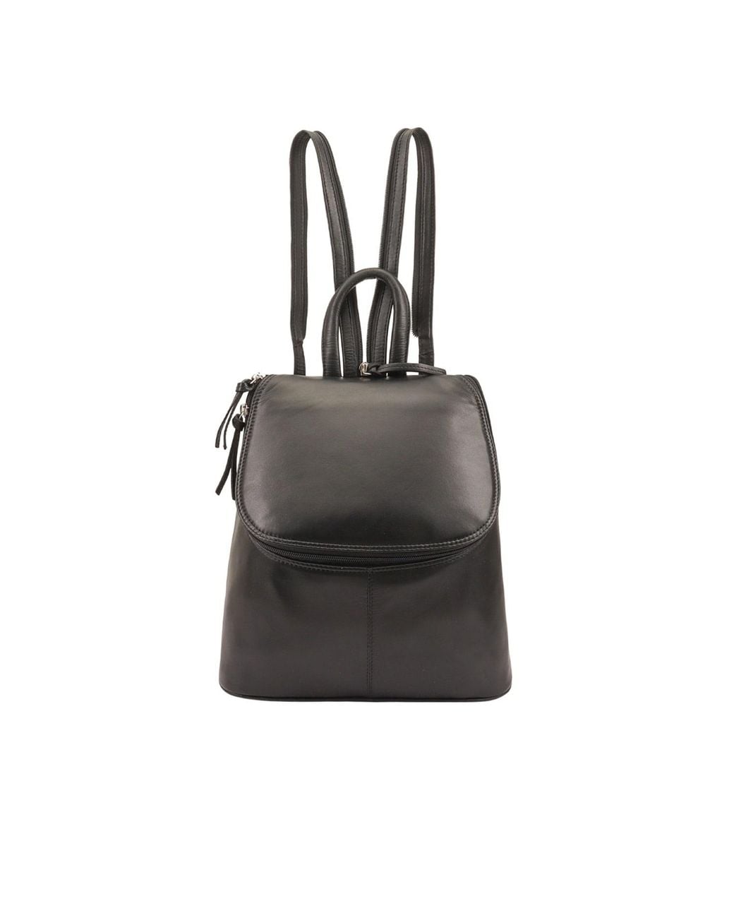 Lloyd Baker Black Padma Leather Backpack