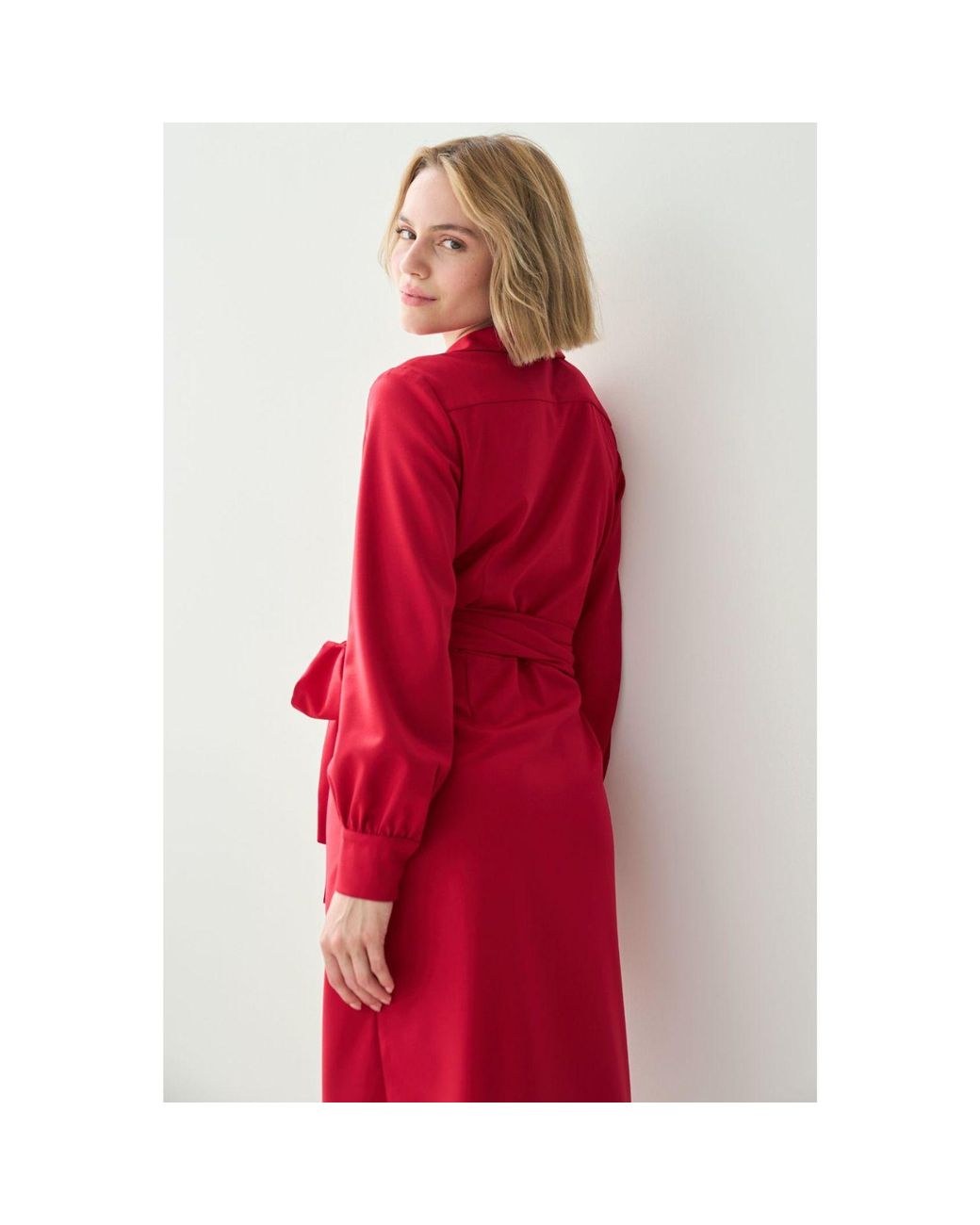 Marianna Déri Red Wrap Dress