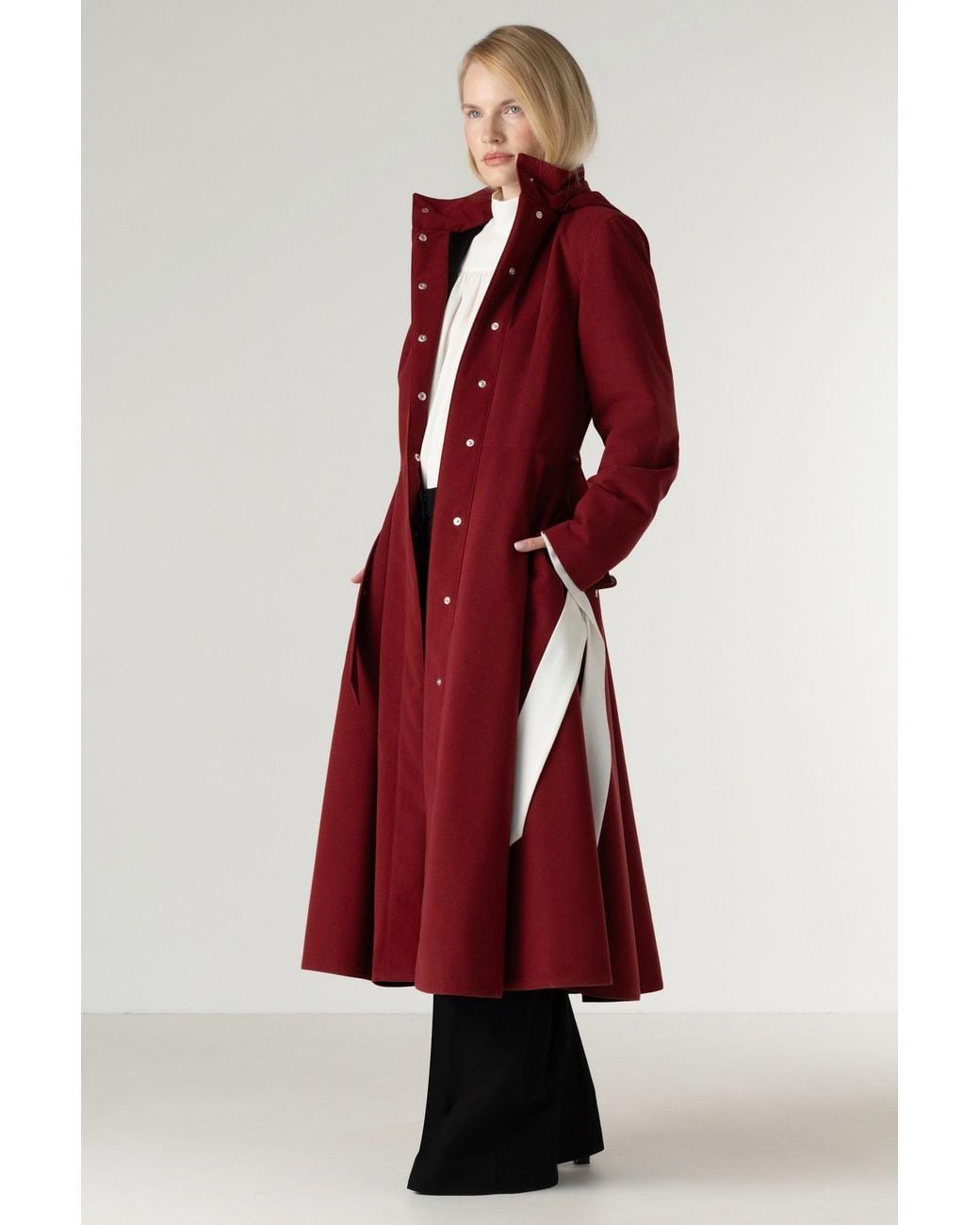 RainSisters Red Winter Coat