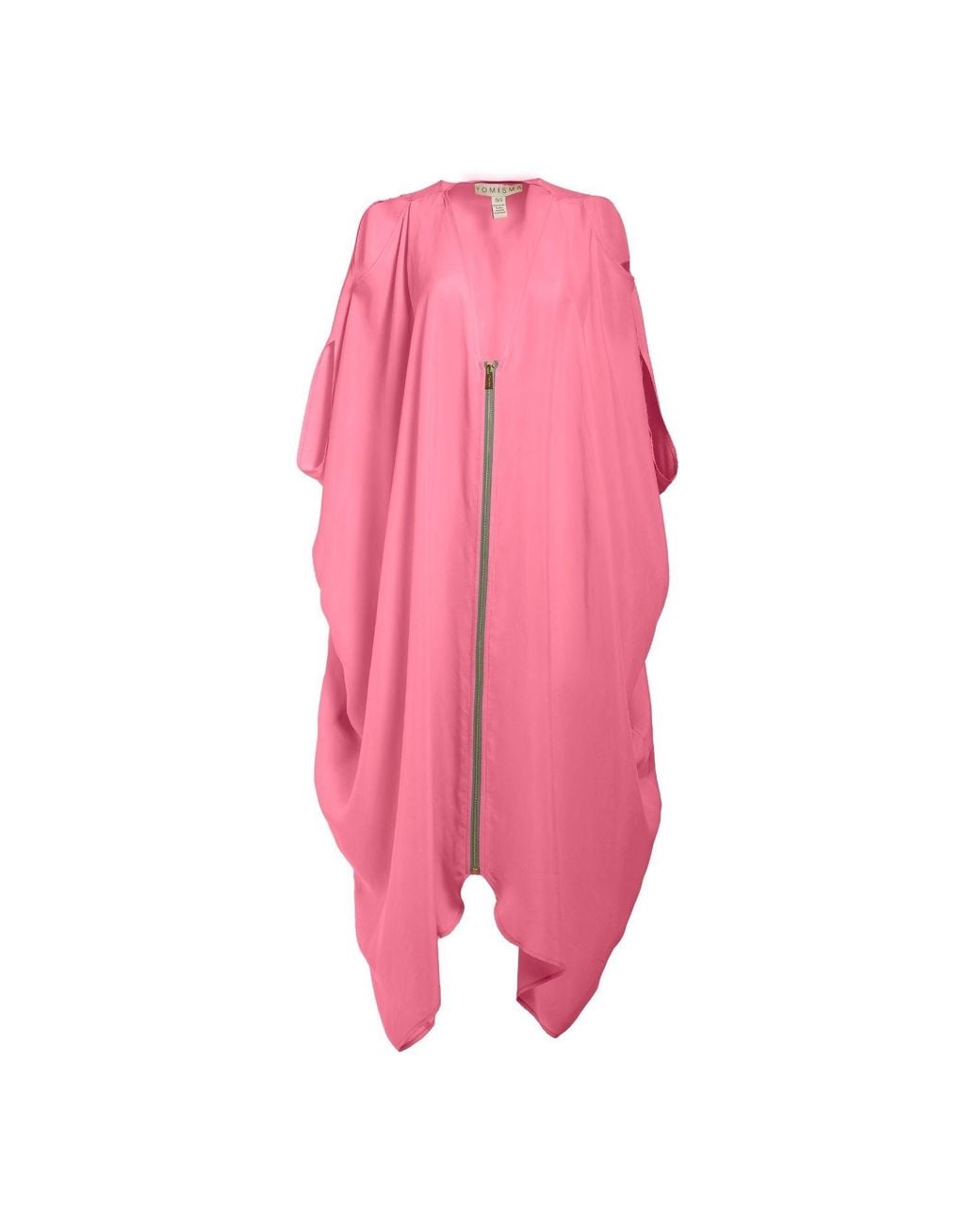 Yomisma Pink Signature Zip Kaftan