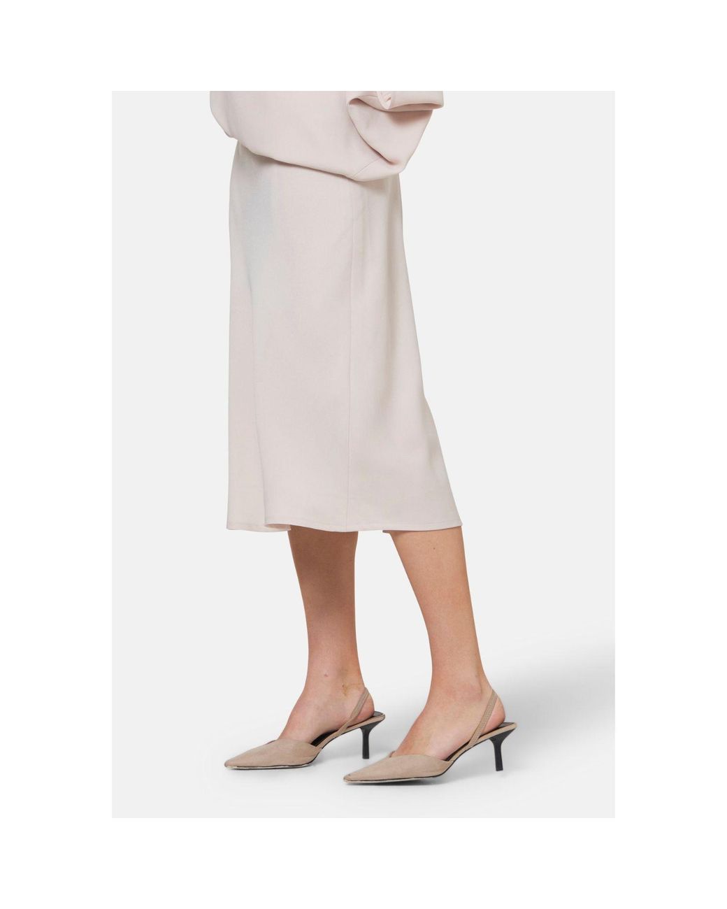 Helen Mcalinden White Neutrals Peyton Natural Pearl Skirt