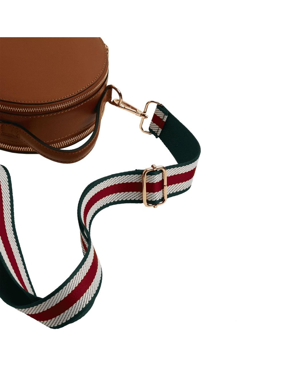Betsy & Floss Brown Rome Round Circle Crossbody Bag