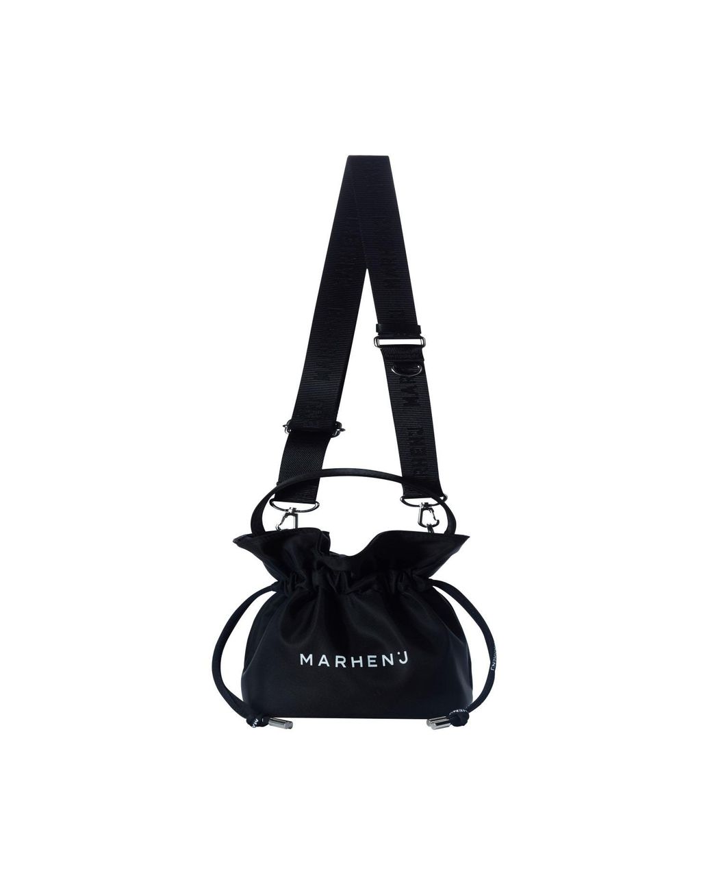 MARHEN.J Blue Recycled Nylon Bucket Bag