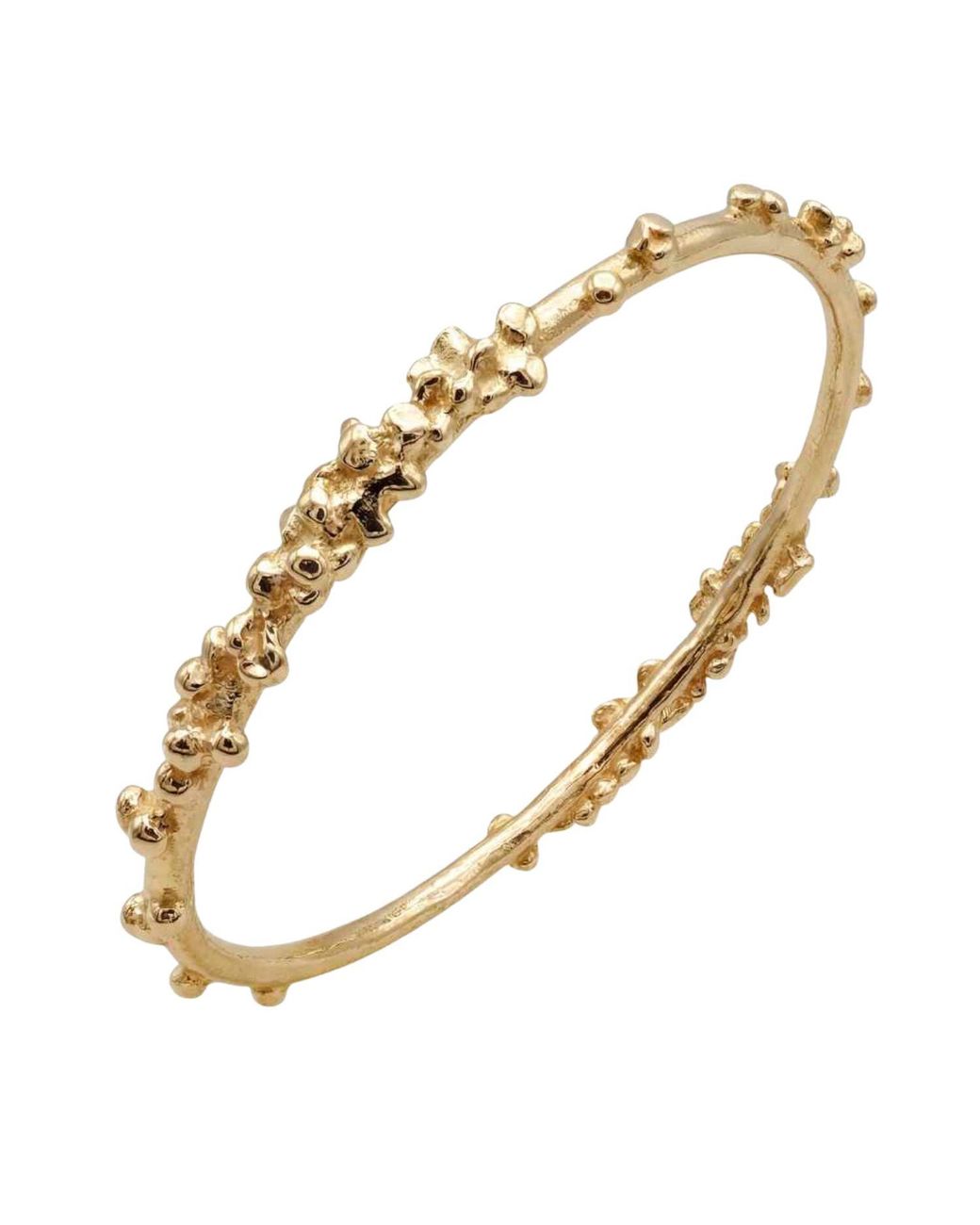 Dainty London Metallic Dainty Grain Bangle