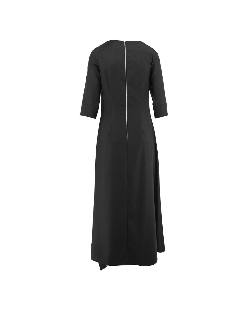 Larisa Dragna Black Mystique Long Slit Dress