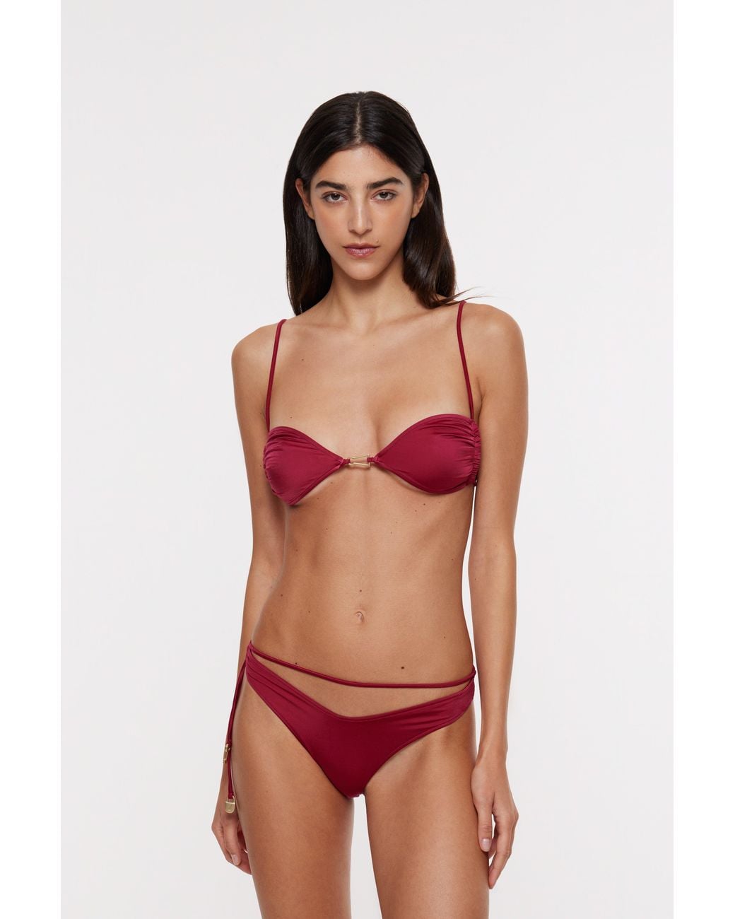 Bianca Resortwear Red Calla Bikini Top