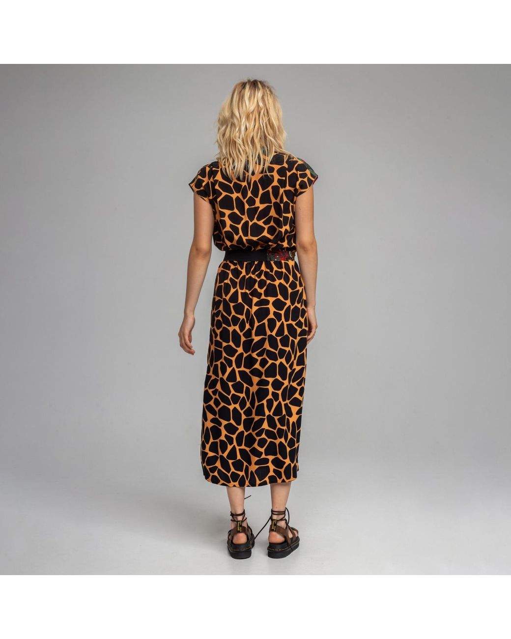 ARTISTA Multicolor Terra Wrap Effect Maxi Dress