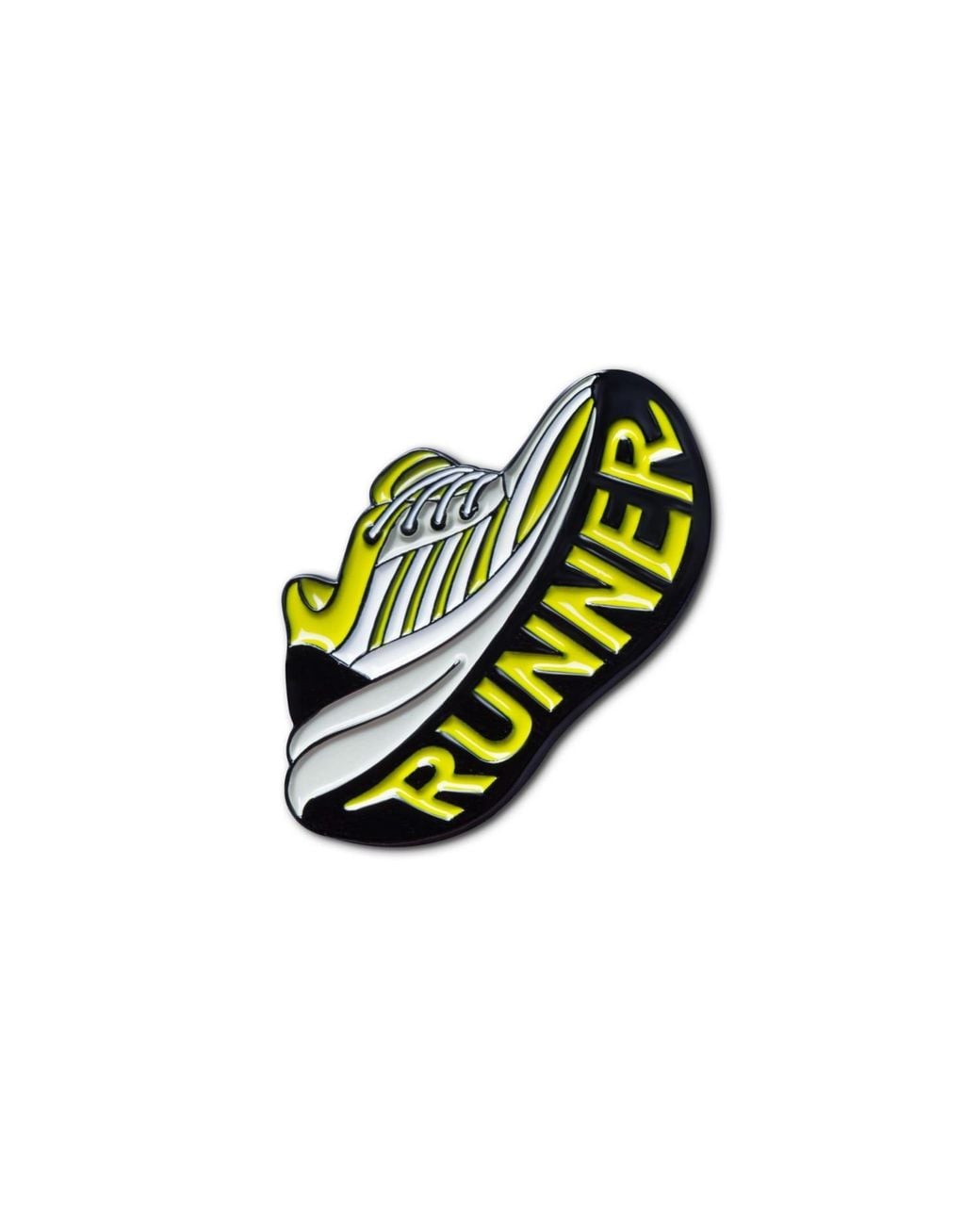 Make Heads Turn Green Enamel Pin Runner