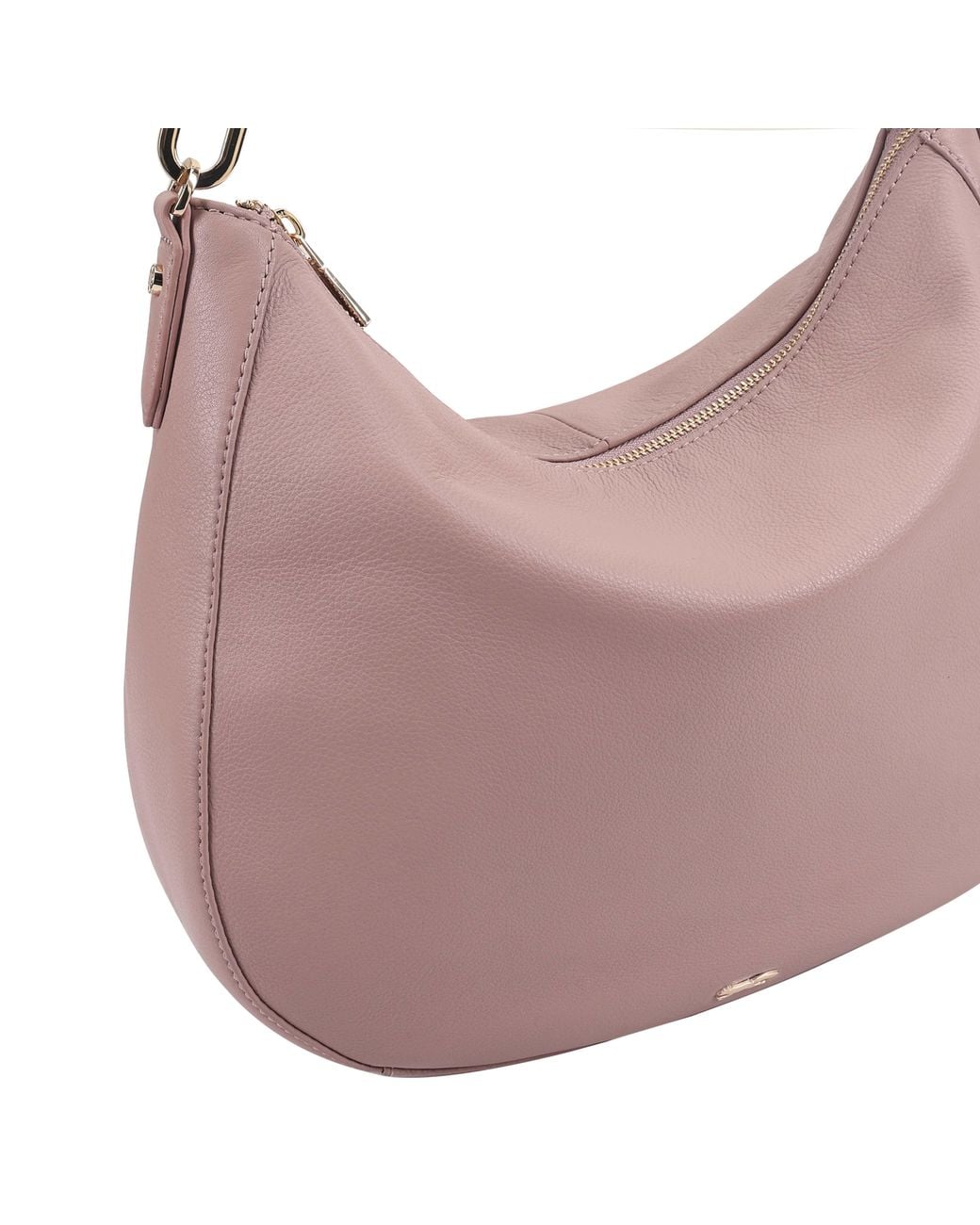 Paul Costelloe Gray Bisbee Leather Shoulder Bag