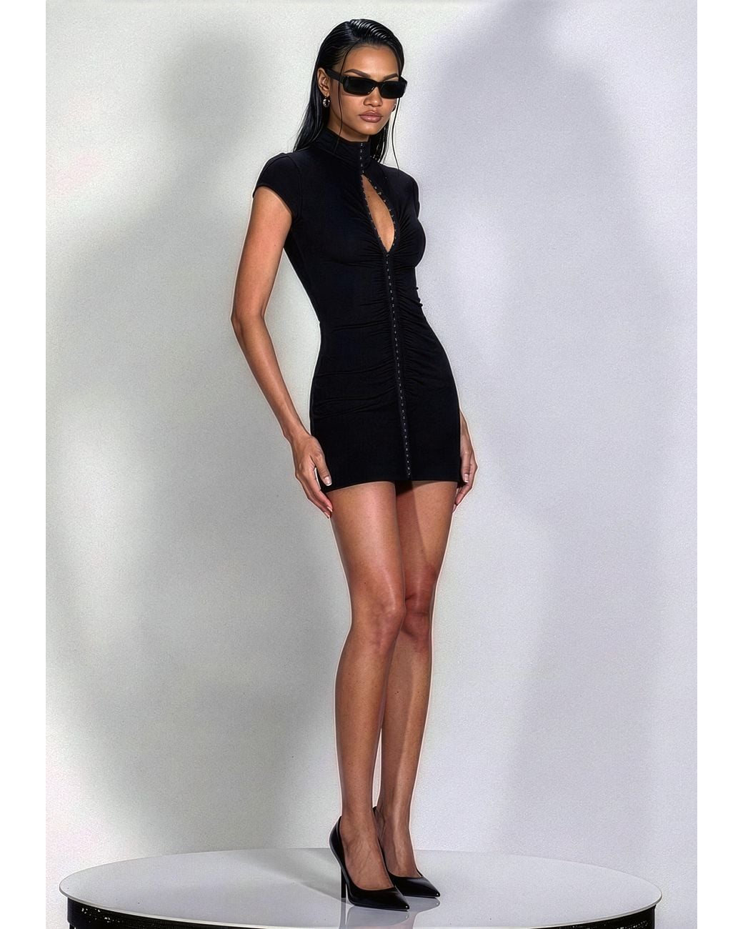 Khéla the Label Black Risk It All Mini Dress